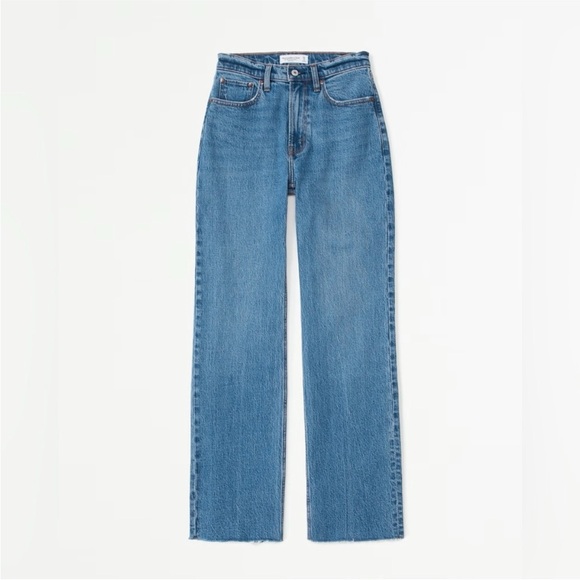 Abercrombie & Fitch Denim - NWT Abercrombie & Fitch The 90s Relaxed Jean High Rise Medium Blue